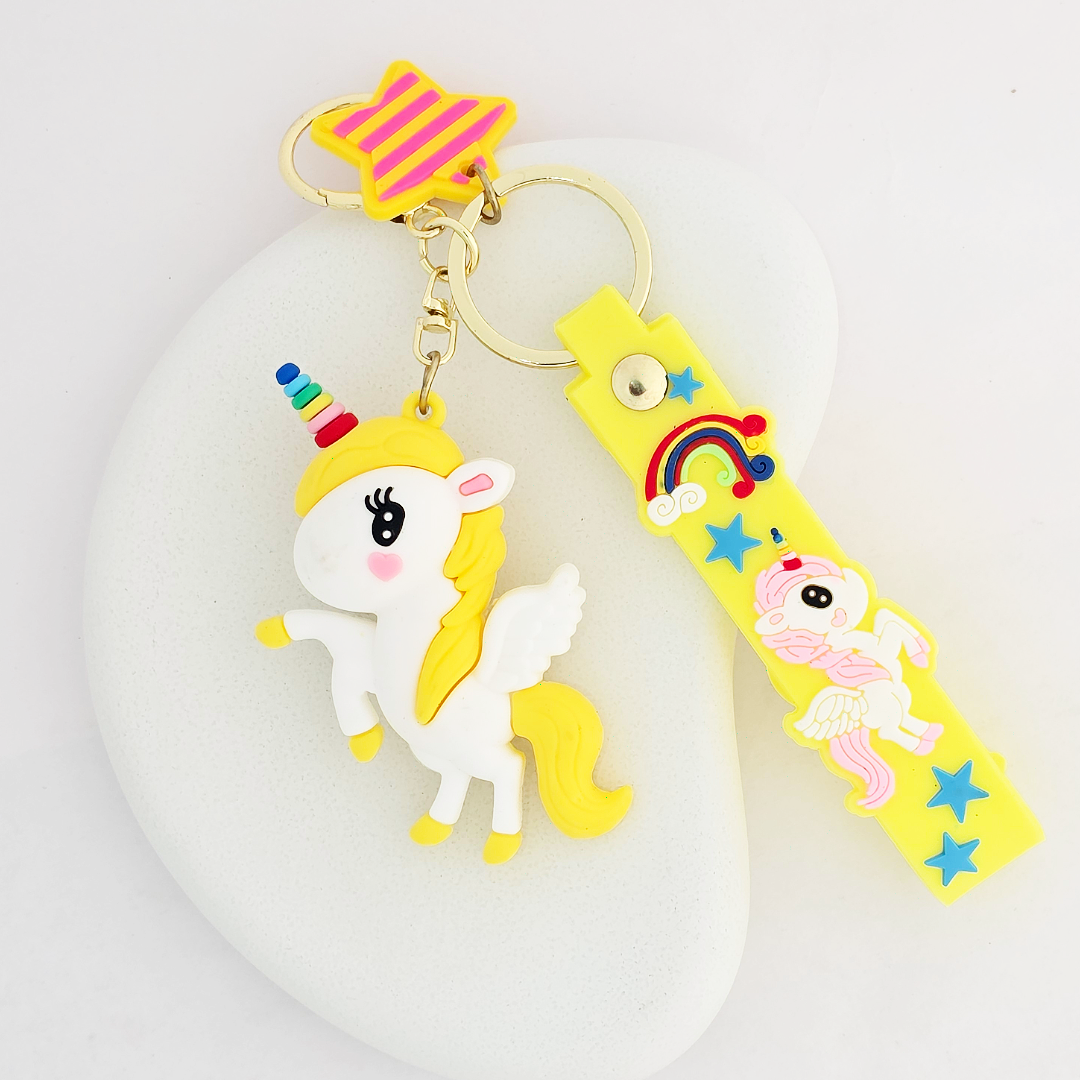 Flying Unicorn Keychain