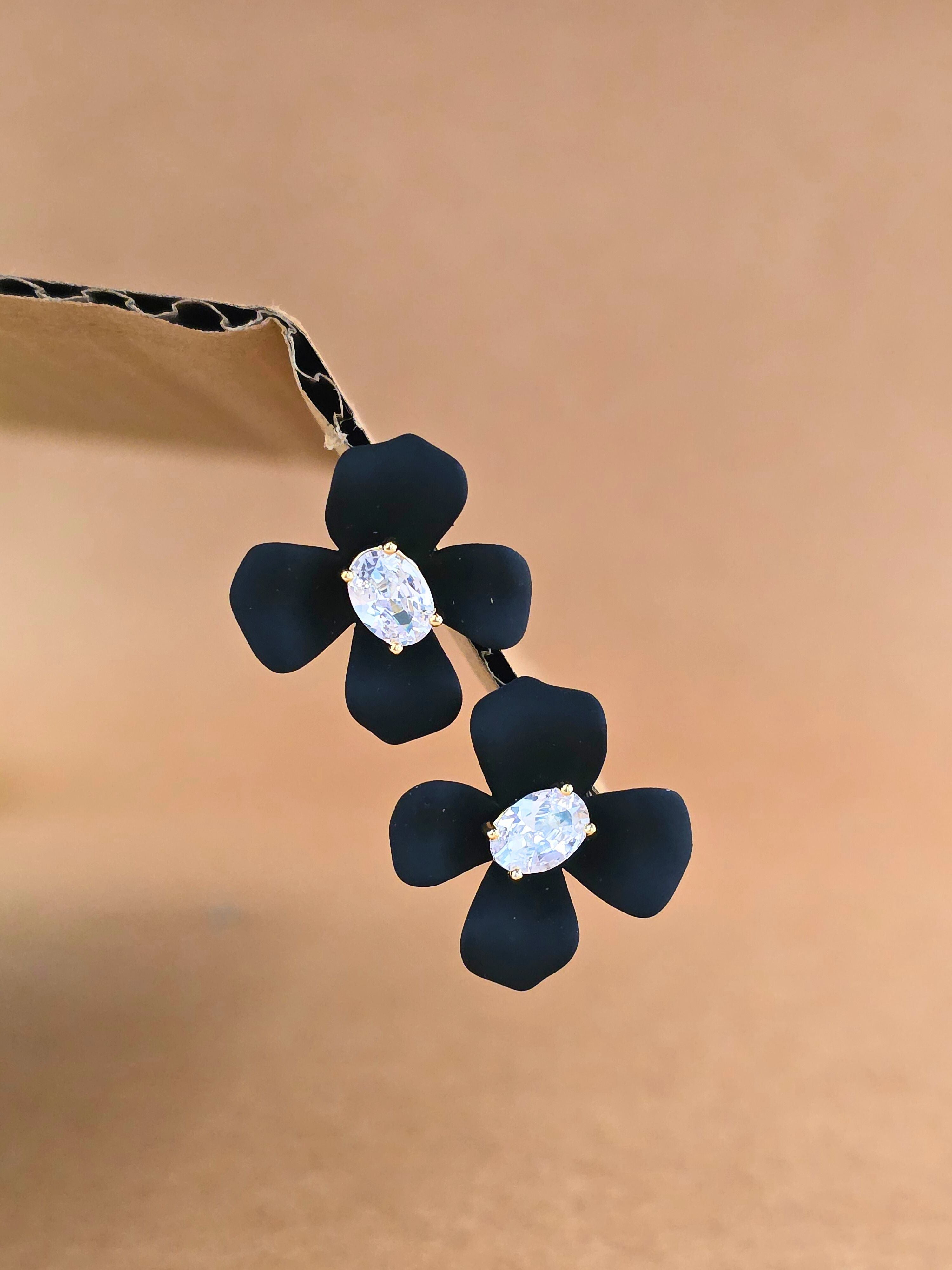 Elegant Floral Stud Earrings