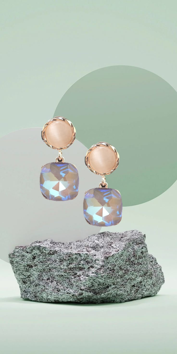 Rhinestone Crystal Dangle Earrings for Girls and Women