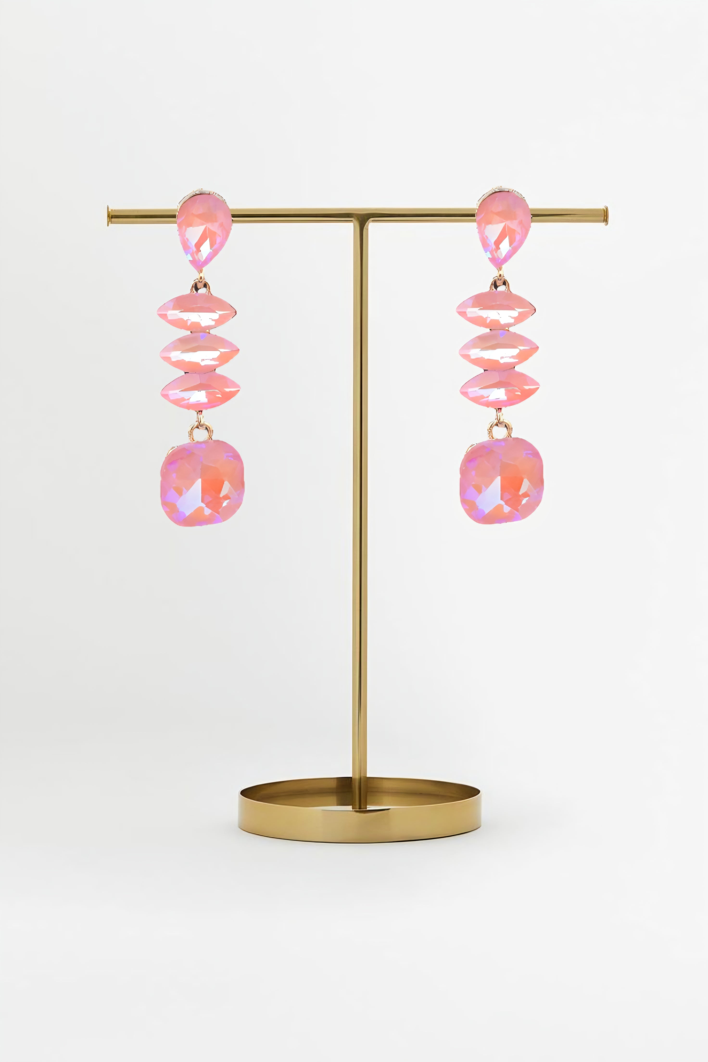 Long Rhinestone Crystal Dangle Earrings for Girls and Women