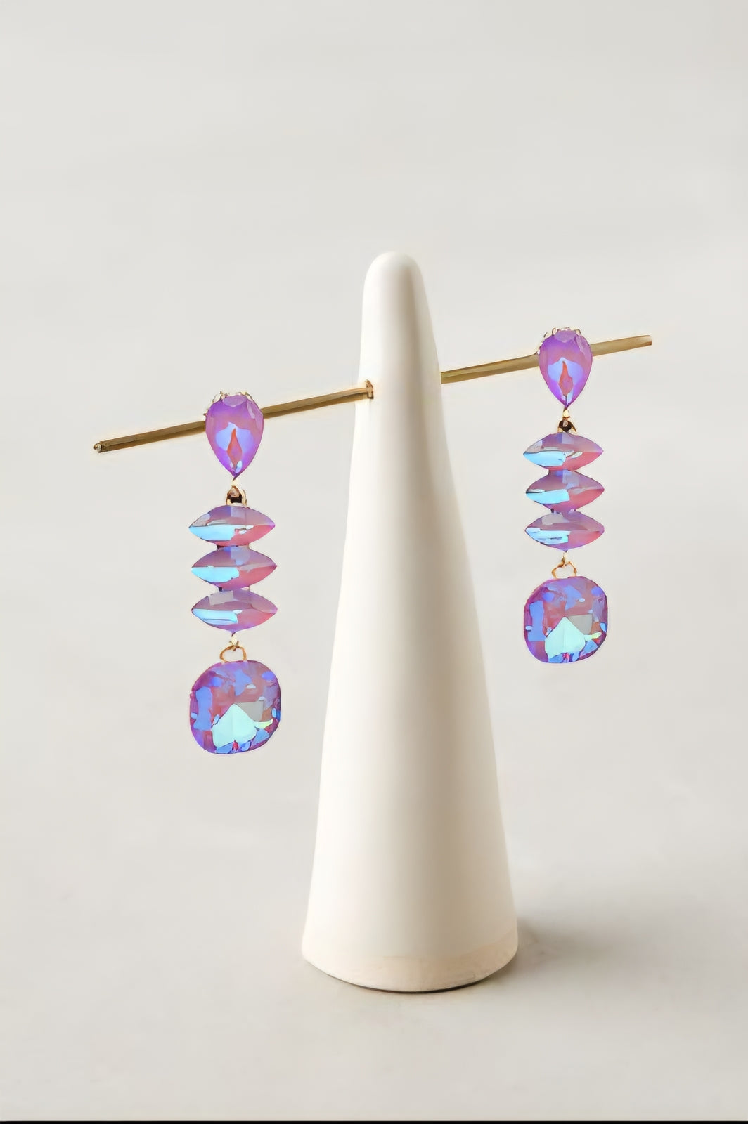 Long Rhinestone Crystal Dangle Earrings for Girls and Women