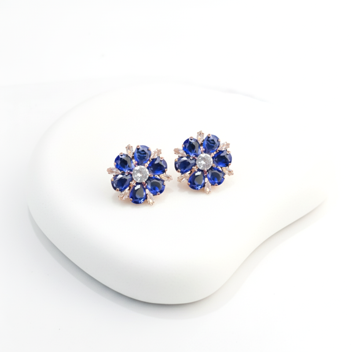 Rhinestone Crystal Stud Earrings for Girls and Women