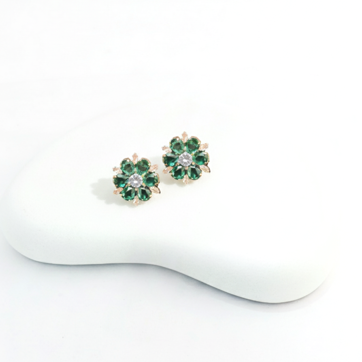 Rhinestone Crystal Stud Earrings for Girls and Women
