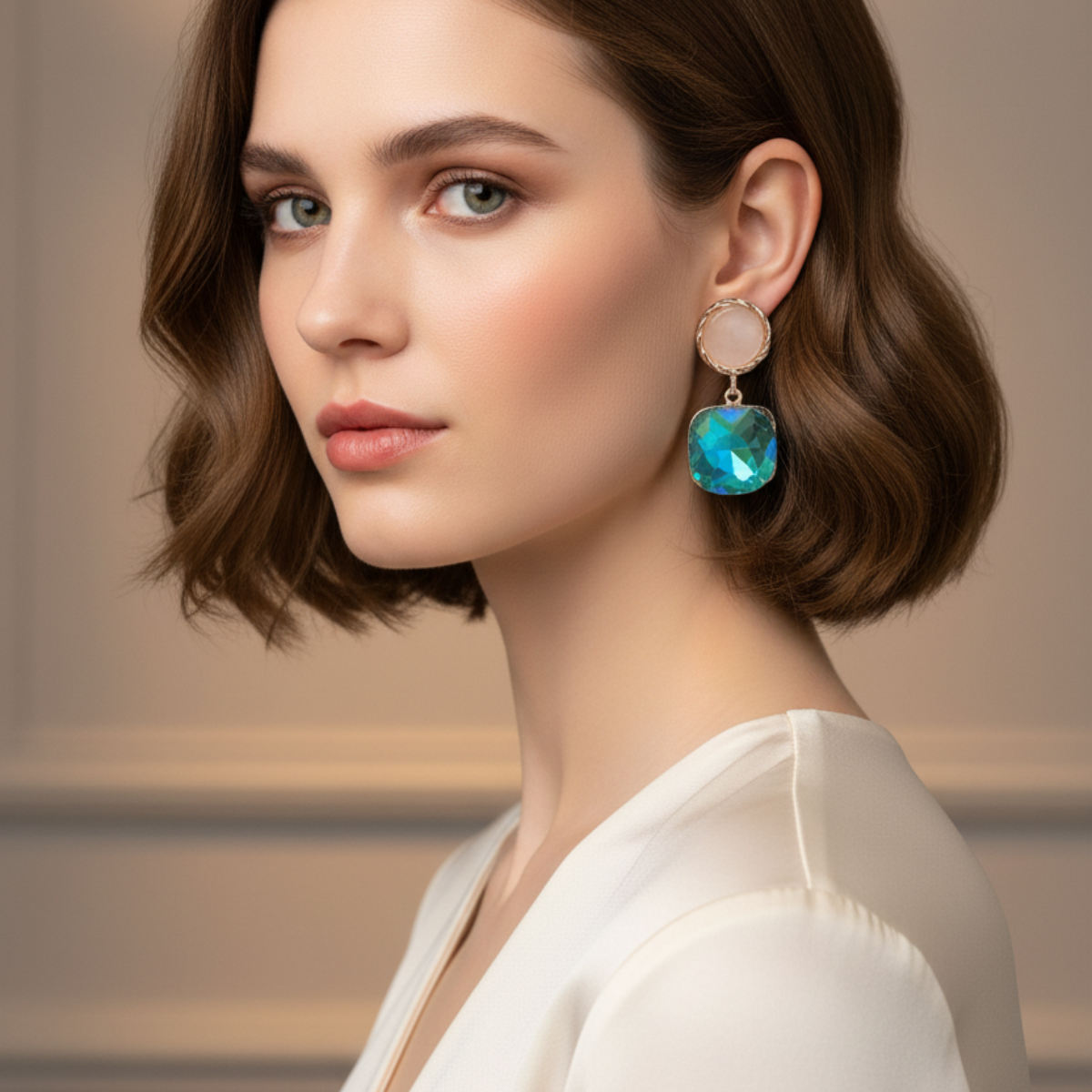 Rhinestone Crystal Dangle Earrings for Girls and Women