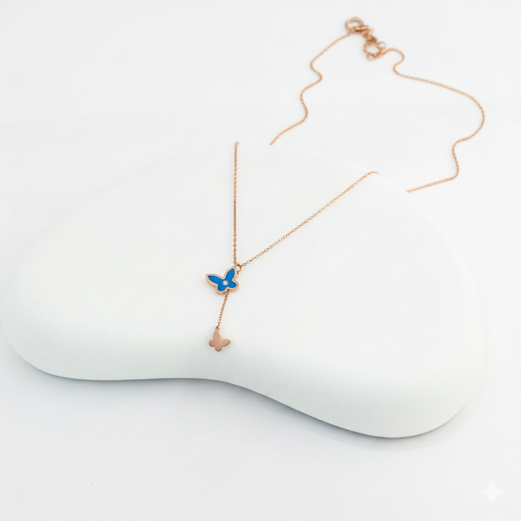 18k Gold Plated Butterfly Pendant