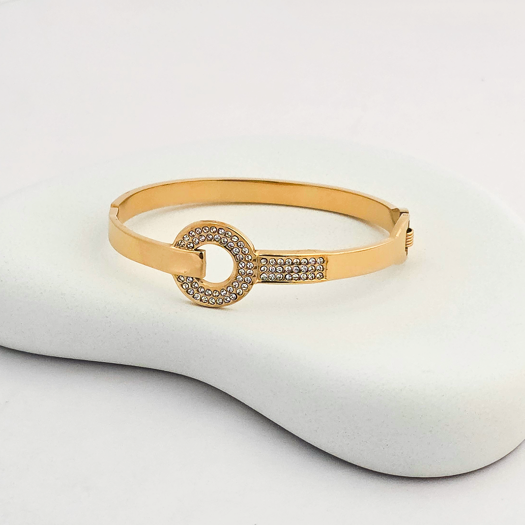 American Diamond Anti-tarnish Bangle Bracelet
