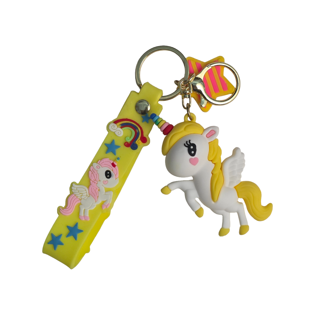 Flying Unicorn Keychain