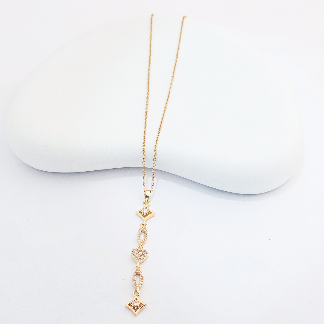 Long Pendent Heart Necklace